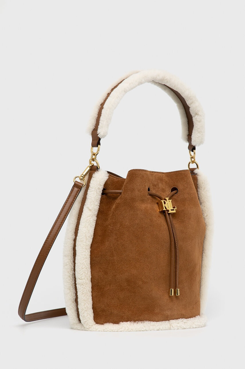 Lauren Ralph Lauren Велурена чанта - Pepit.bg
