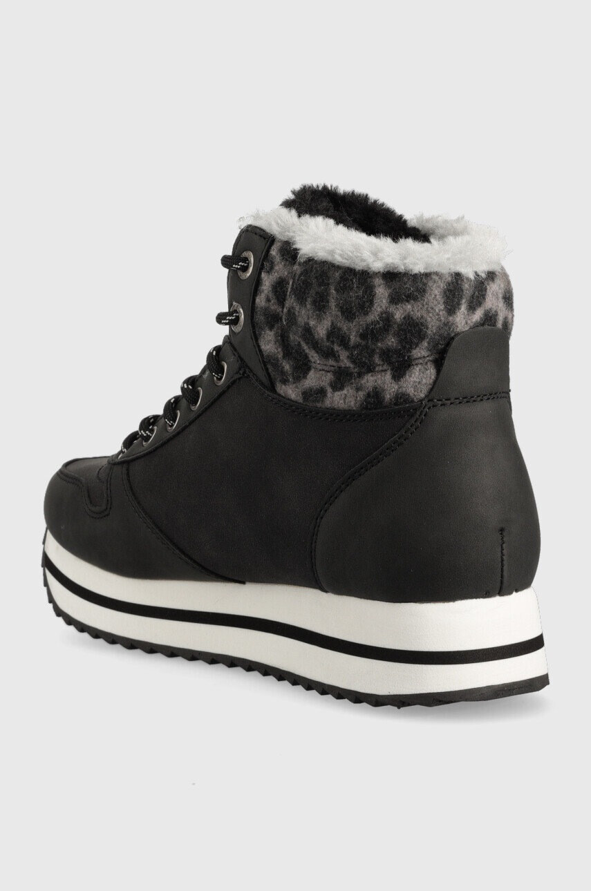 Lee Cooper Боти в черно с платформа - Pepit.bg