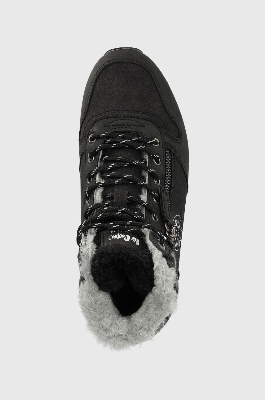 Lee Cooper Боти в черно с платформа - Pepit.bg