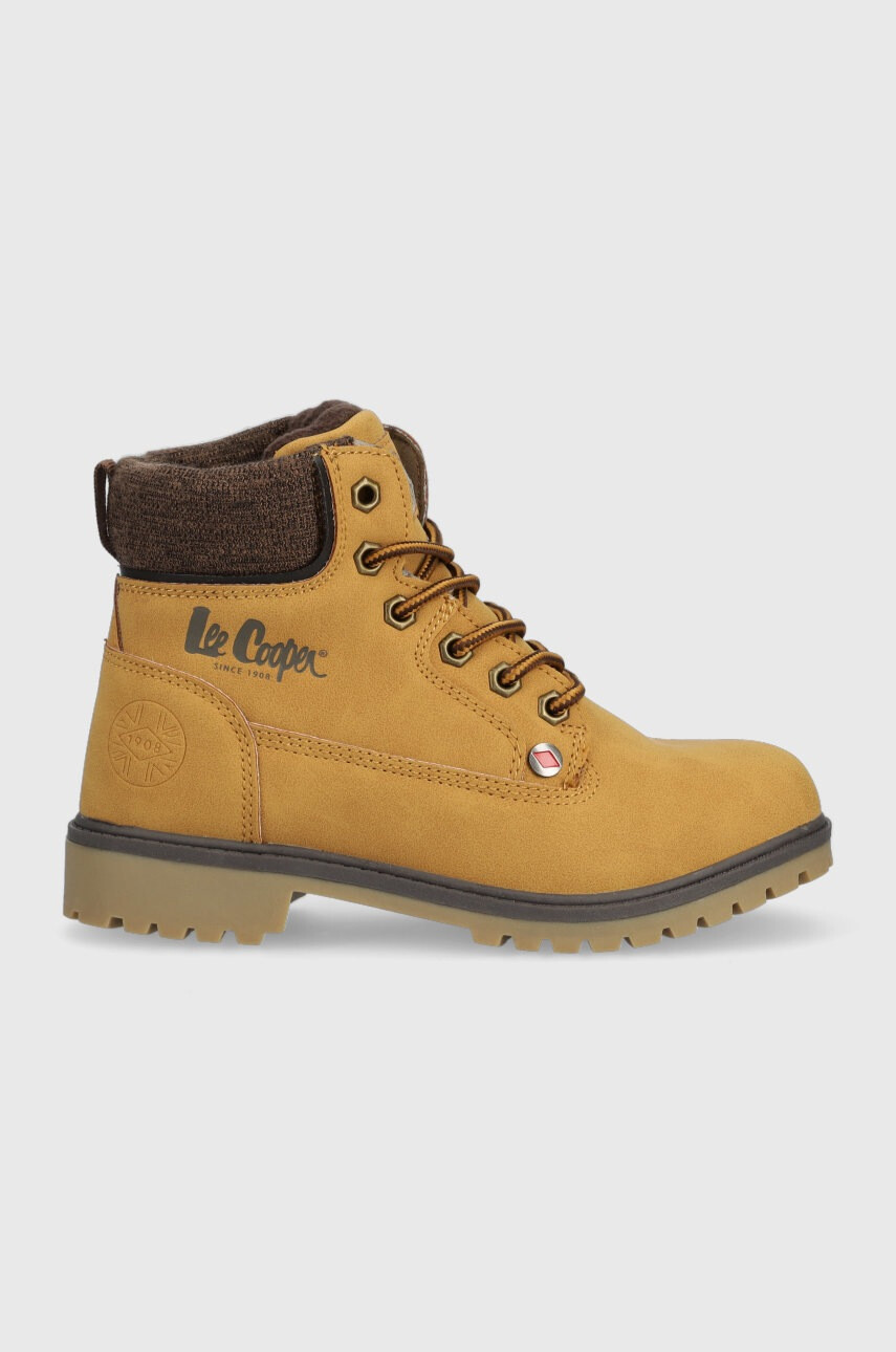 Lee Cooper Детски туристически обувки в кафяво - Pepit.bg
