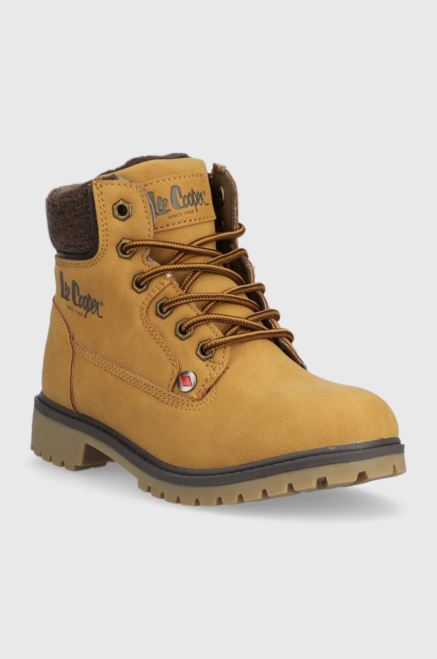 Lee Cooper Детски туристически обувки в кафяво - Pepit.bg