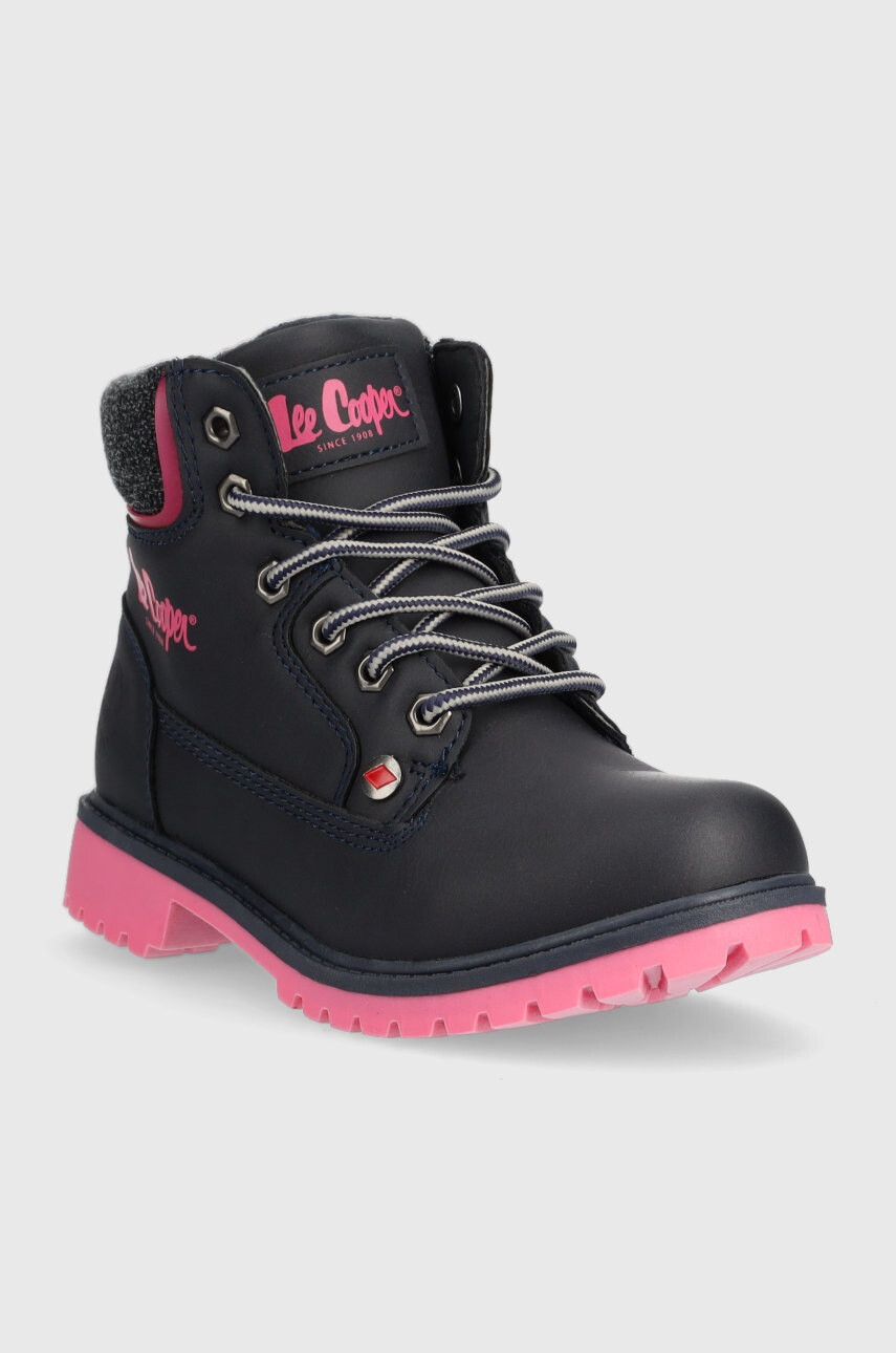 Lee Cooper Детски зимни обувки в тъмносиньо - Pepit.bg