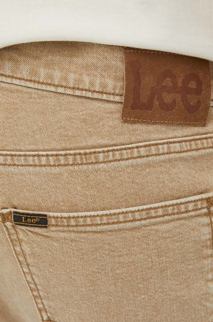 Lee Дънки Luke в бежово - Pepit.bg