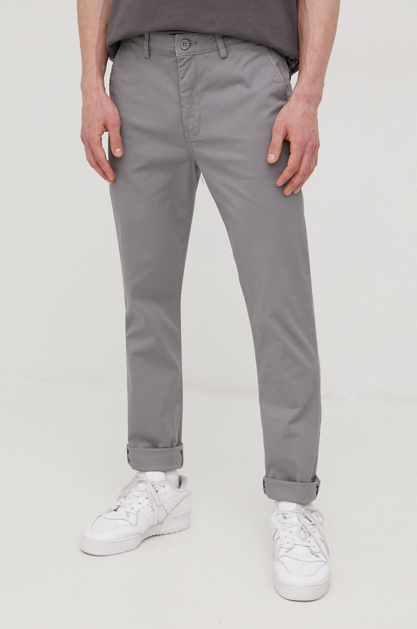 Lee Панталони Slim Chino Steel Grey - Pepit.bg