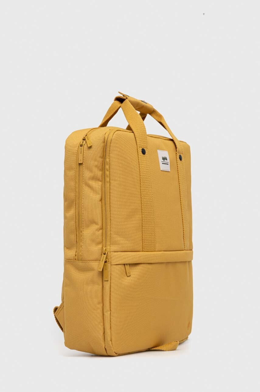 Lefrik Раница DAILY BACKPACK в жълто голям размер с изчистен дизайн - Pepit.bg
