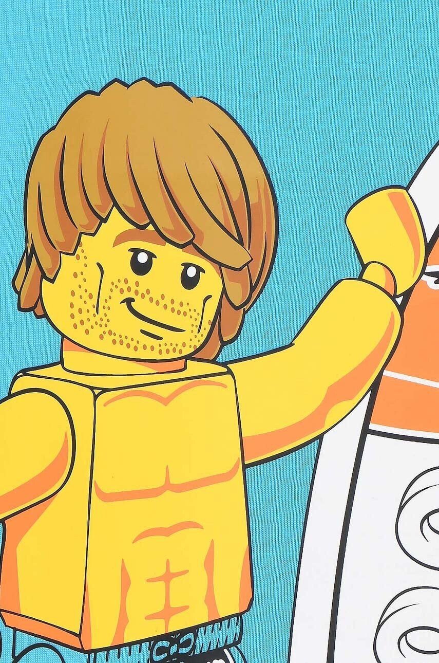 Lego Детска тениска в синьо с принт - Pepit.bg