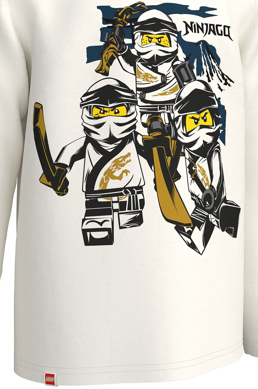 Lego Детска блуза с дълги ръкави Wear в бяло с принт - Pepit.bg