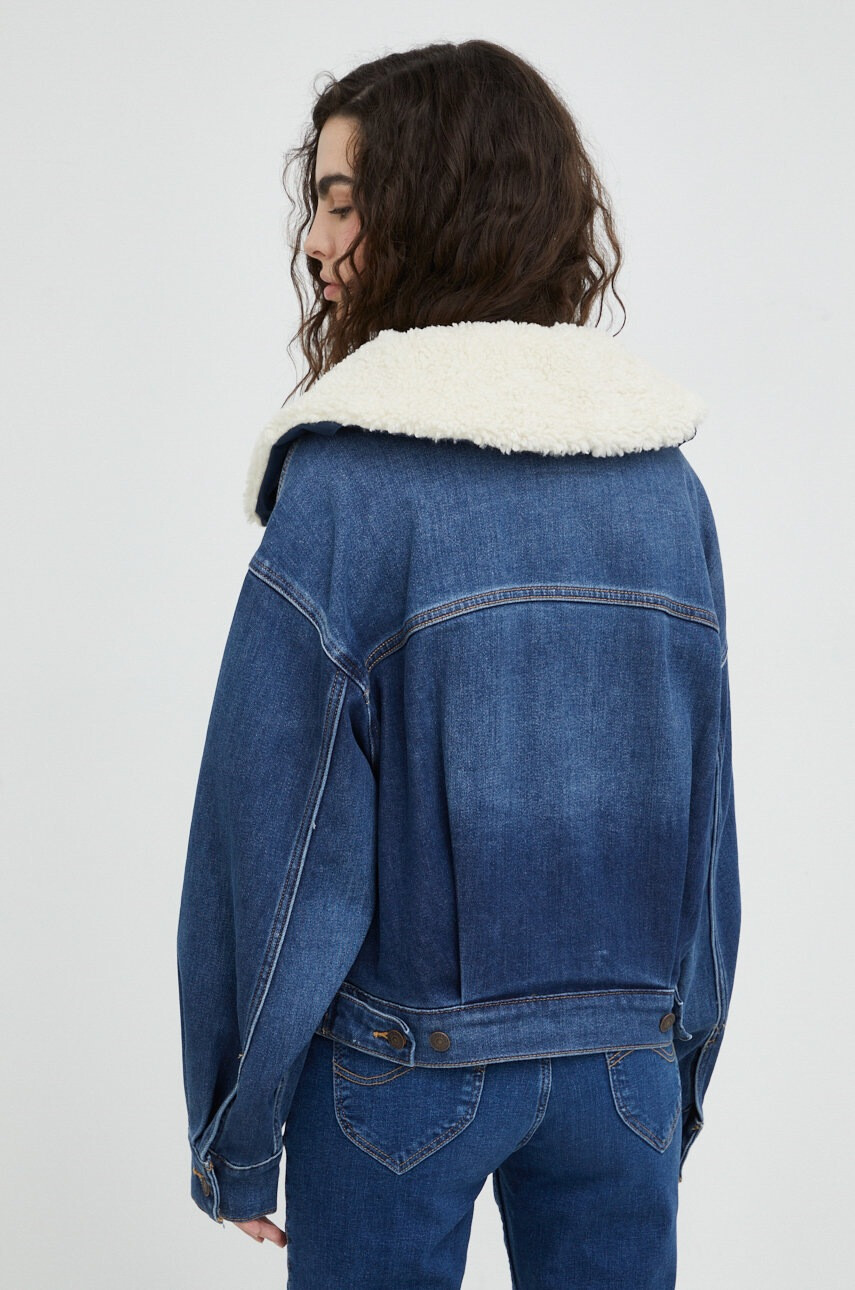Levi's Дънково яке с вълна в тъмносиньо преходен модел - Pepit.bg