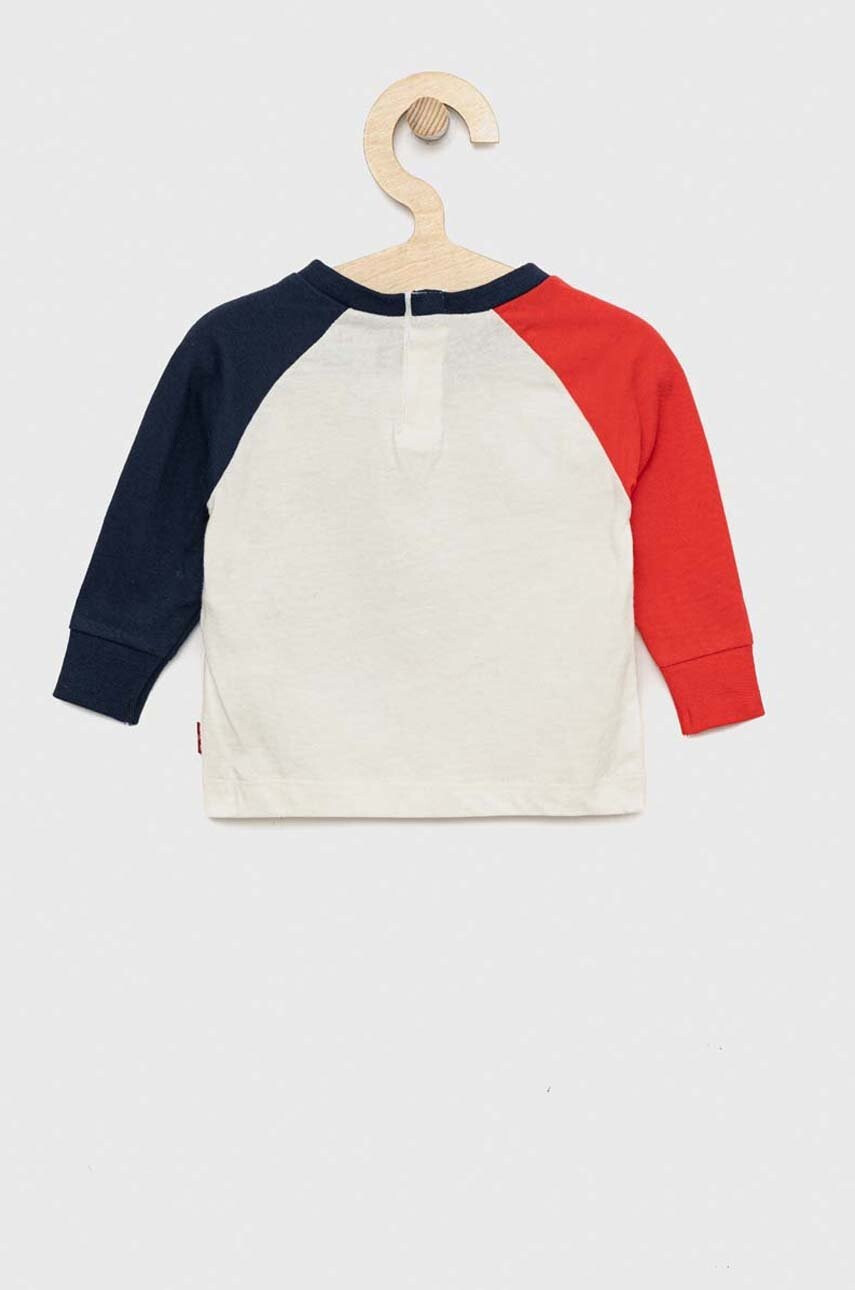 Levi's Бебешка памучна блуза с дълъг ръкав с десен - Pepit.bg