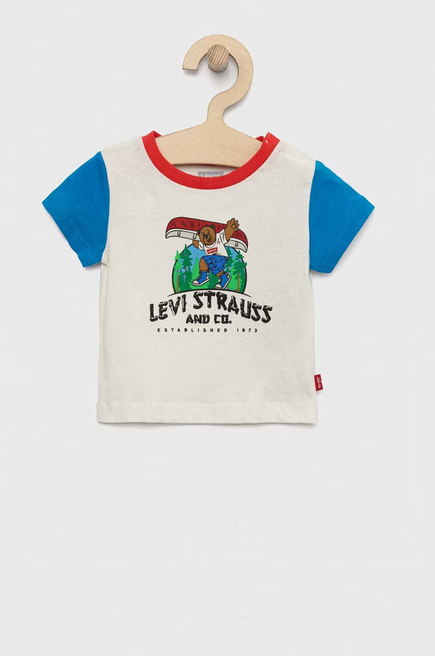 Levi's Бебешка памучна тениска - Pepit.bg