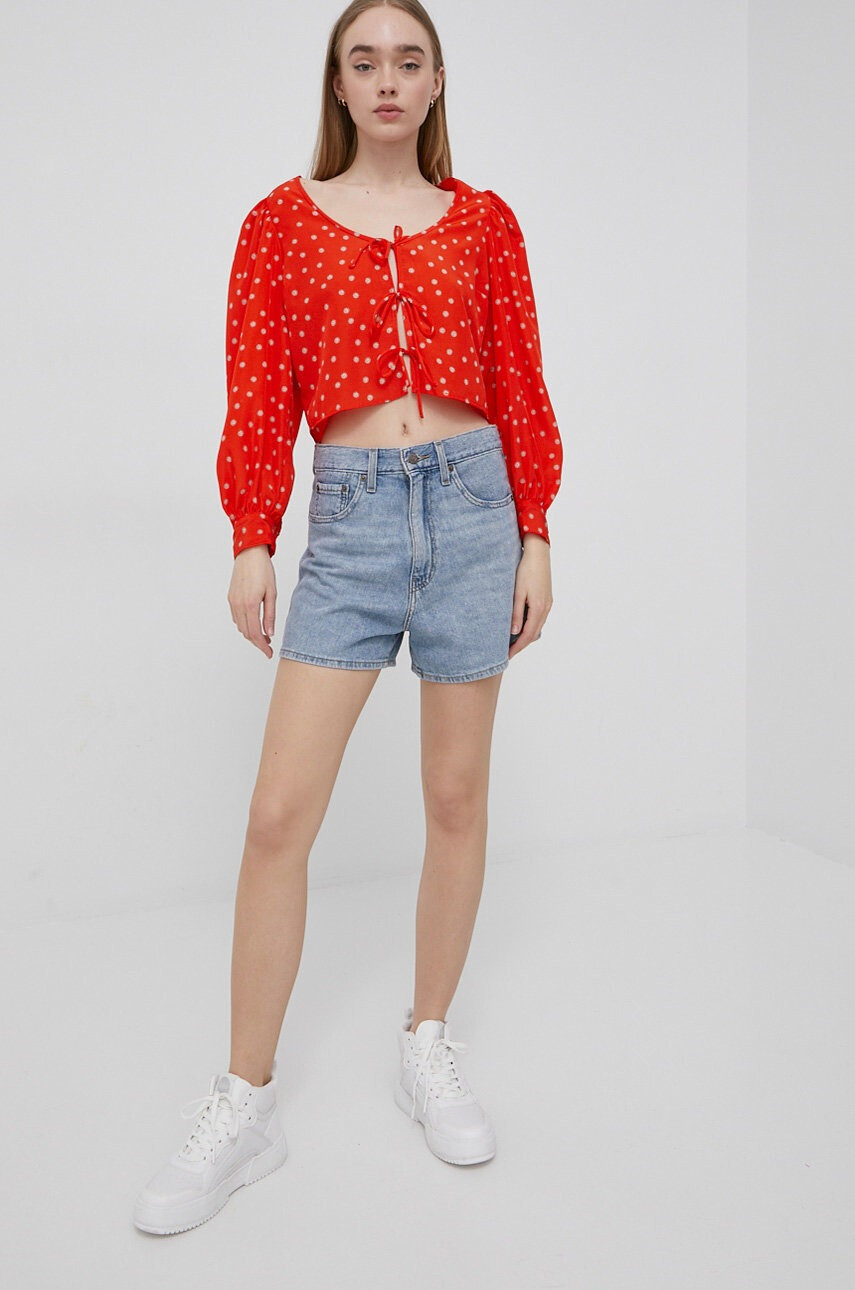 Levi's Блуза дамска в червено - Pepit.bg