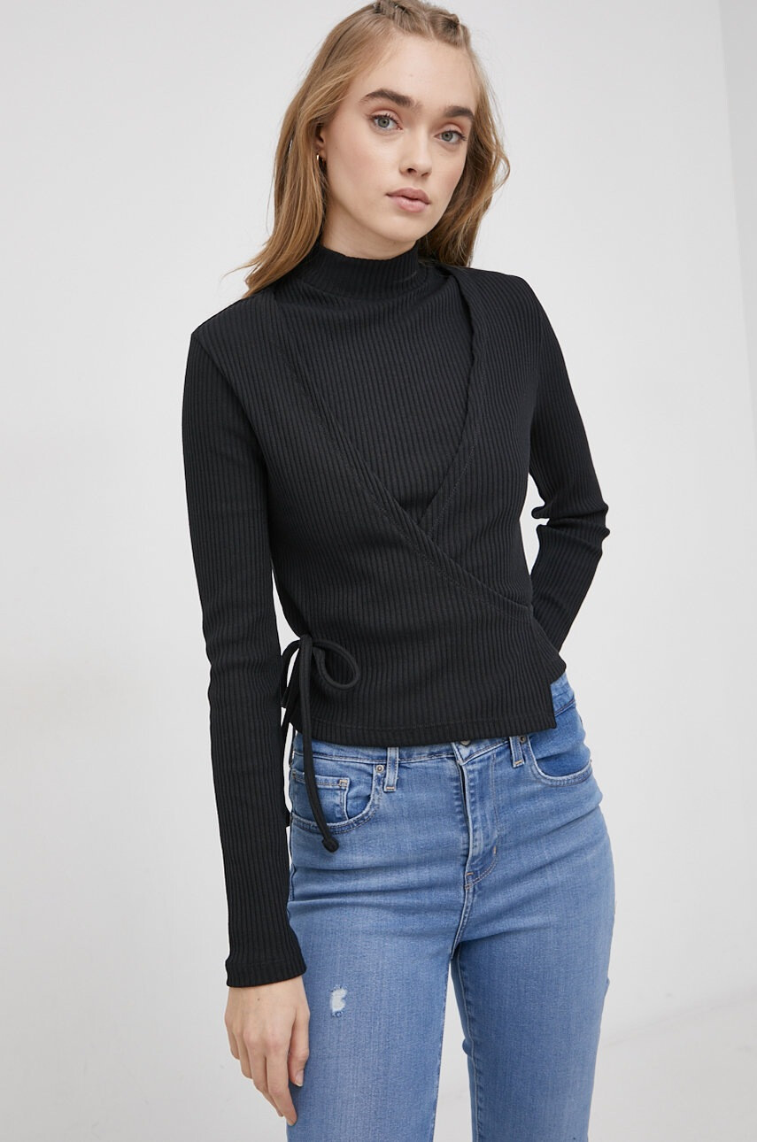 Levi's Блуза дамска в черно - Pepit.bg