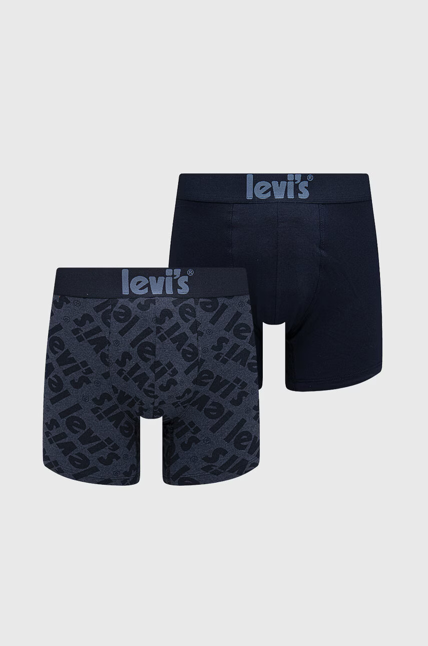 Levi's Боксерки (2 чифта) 2 чифта в тъмносиньо - Pepit.bg