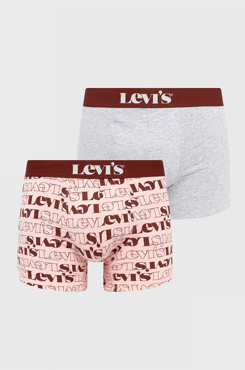 Levi's Боксерки мъжки в розово - Pepit.bg