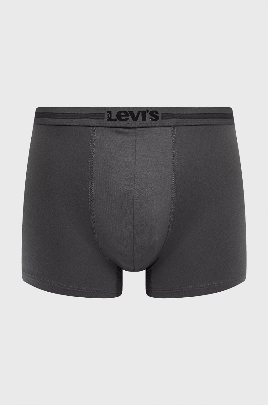 Levi's Боксерки (2-pack) мъжки в сиво - Pepit.bg