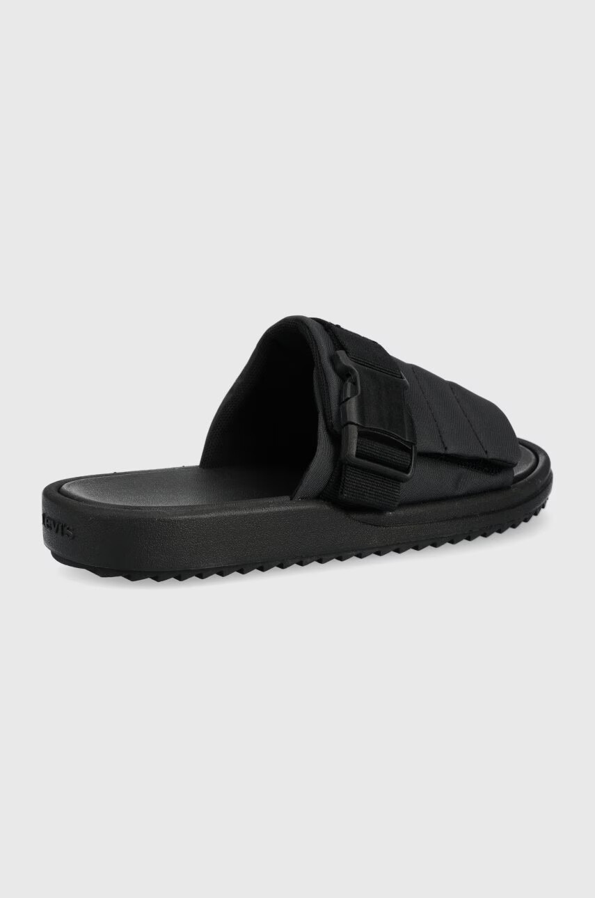 Levi's Чехли Tahoma S дамски в черно - Pepit.bg