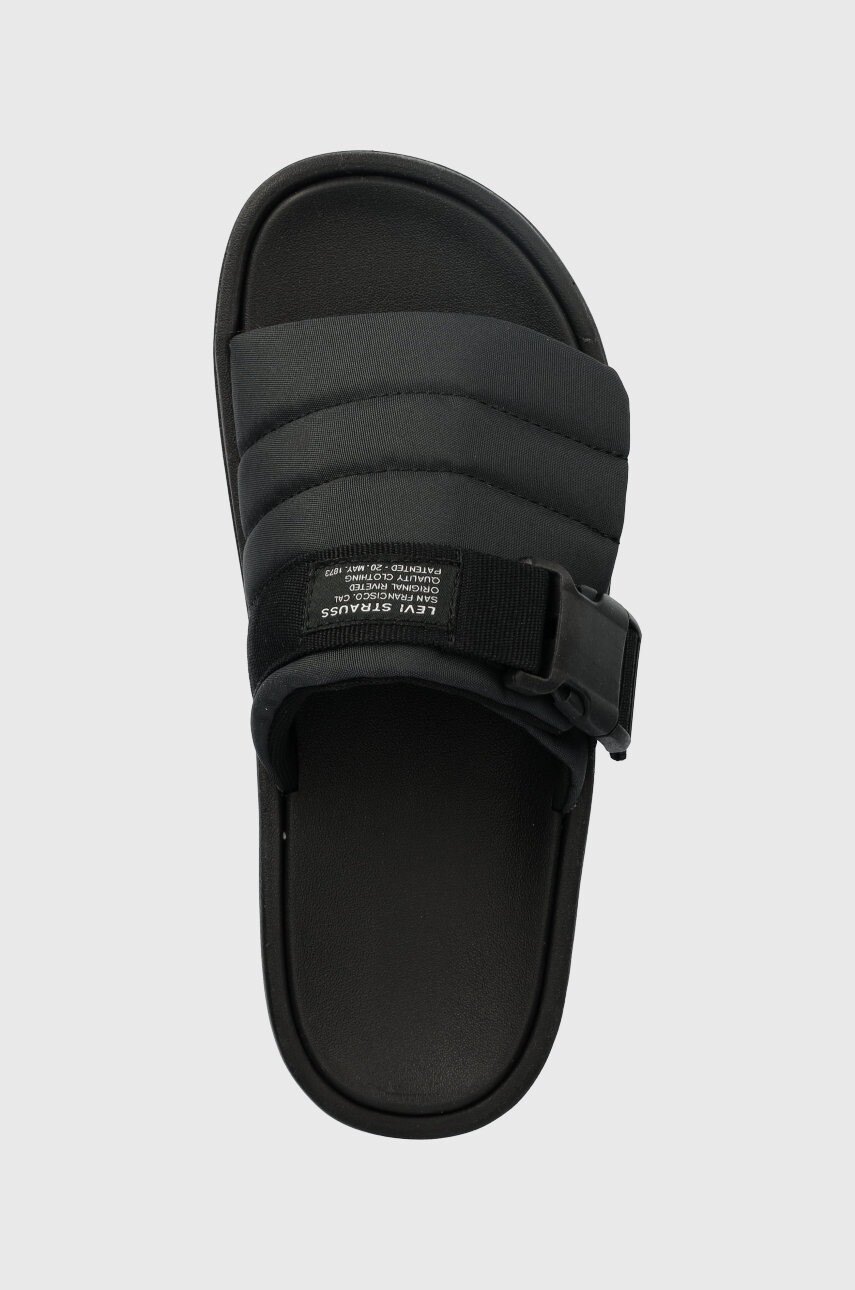 Levi's Чехли Tahoma S дамски в черно - Pepit.bg