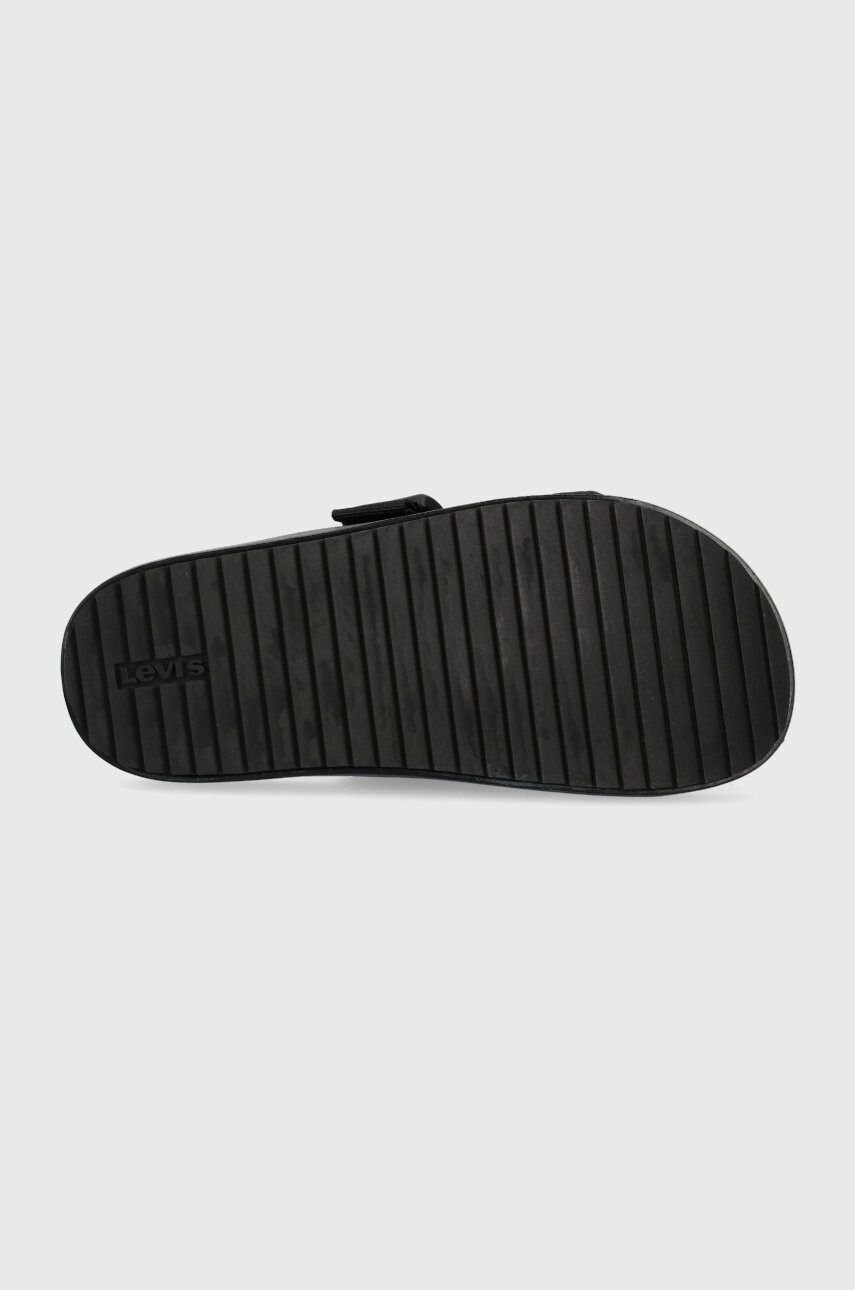 Levi's Чехли Tahoma S дамски в черно - Pepit.bg