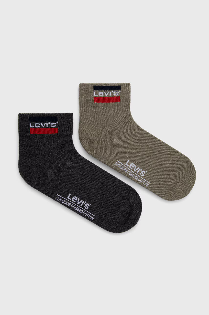 Levi's Чорапи в зелено - Pepit.bg