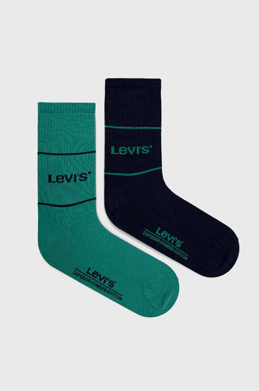 Levi's Чорапи в зелено - Pepit.bg