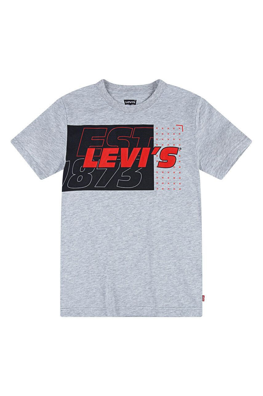 Levi's Детска памучна тениска в бяло - Pepit.bg