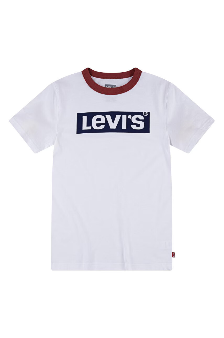 Levi's Детска памучна тениска в розово - Pepit.bg