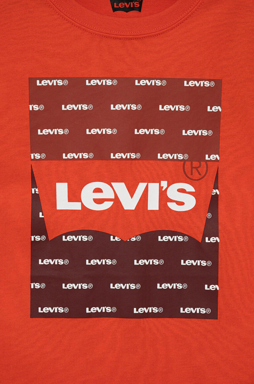 Levi's Детска памучна тениска в тъмносиньо - Pepit.bg