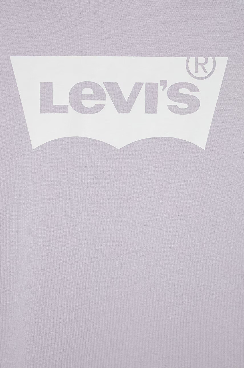 Levi's Детска памучна тениска в лилаво - Pepit.bg