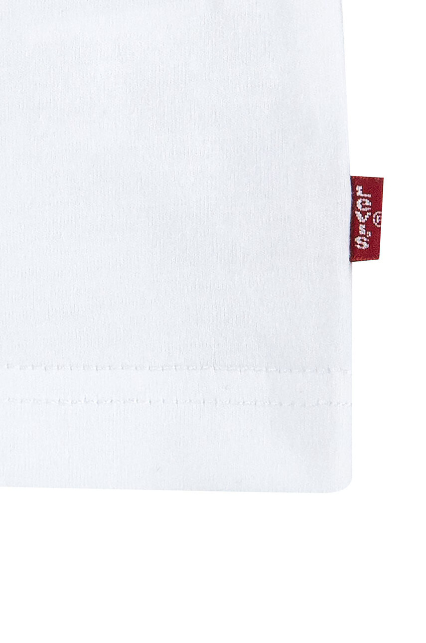 Levi's Детска памучна тениска в бяло с принт - Pepit.bg