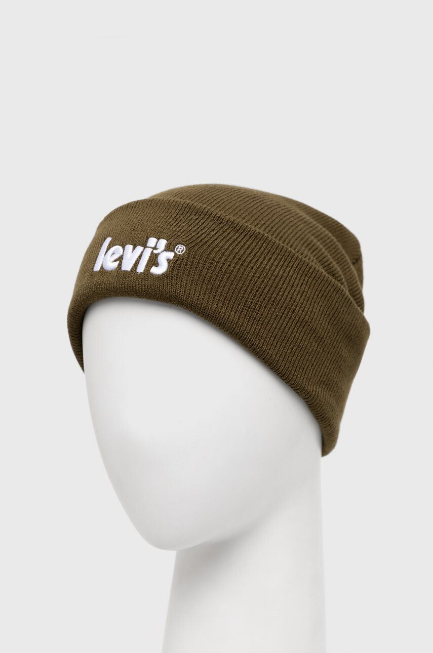 Levi's Детска шапка в зелено - Pepit.bg