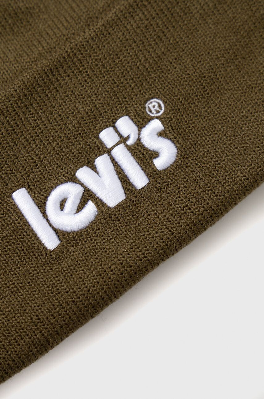 Levi's Детска шапка в зелено - Pepit.bg