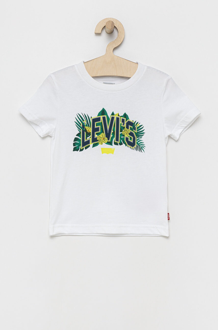 Levi's Детска тениска в бяло с принт - Pepit.bg