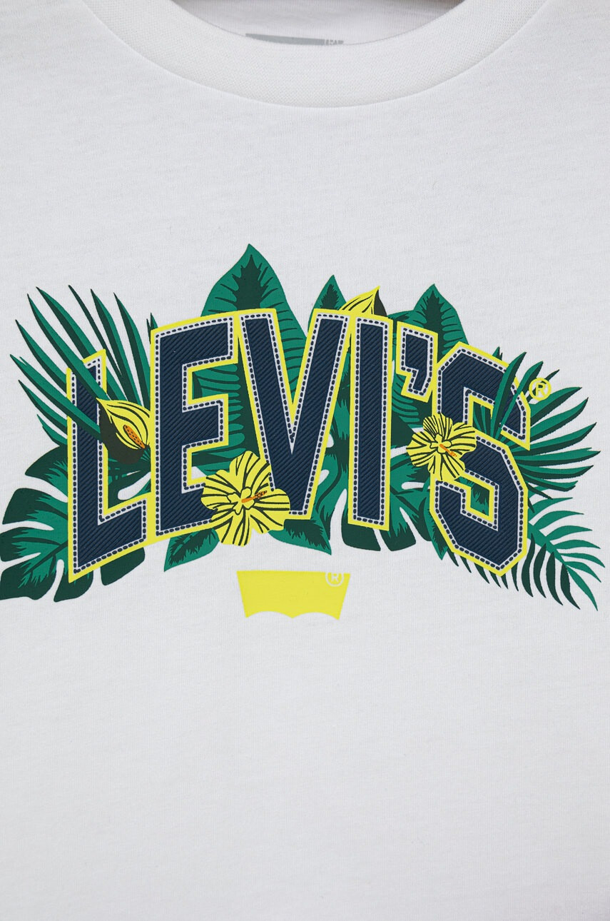 Levi's Детска тениска в бяло с принт - Pepit.bg