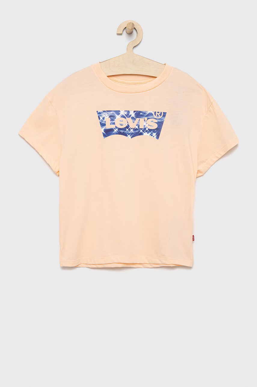 Levi's Детска тениска в розово - Pepit.bg