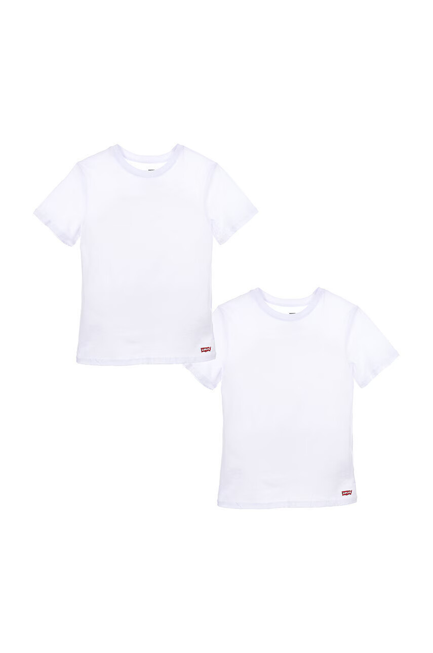 Levi's Детска тениска в бяло с изчистен дизайн - Pepit.bg