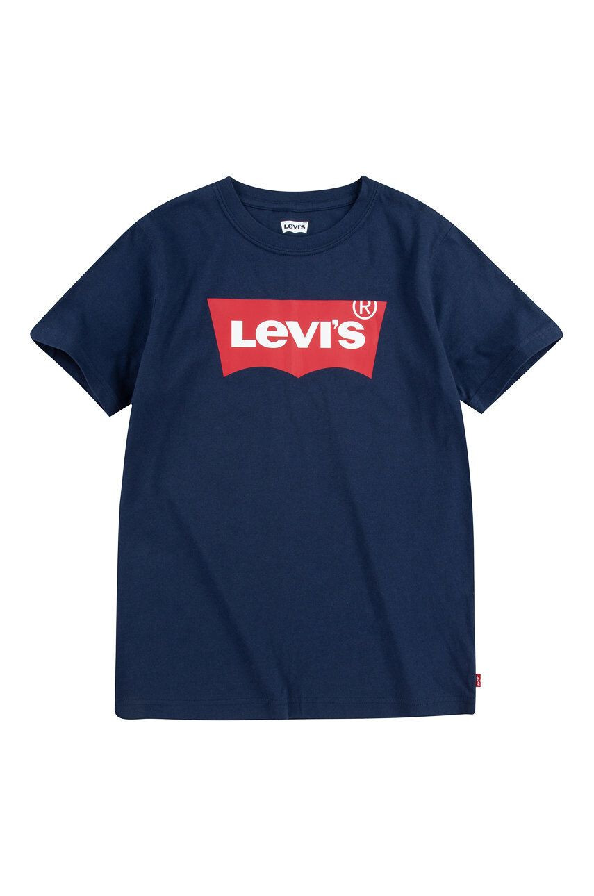 Levi's Детска тениска в тъмносиньо с принт - Pepit.bg