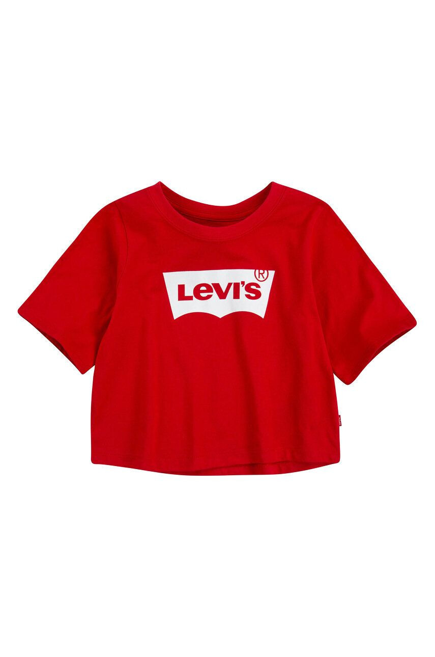 Levi's Детска тениска в червено - Pepit.bg