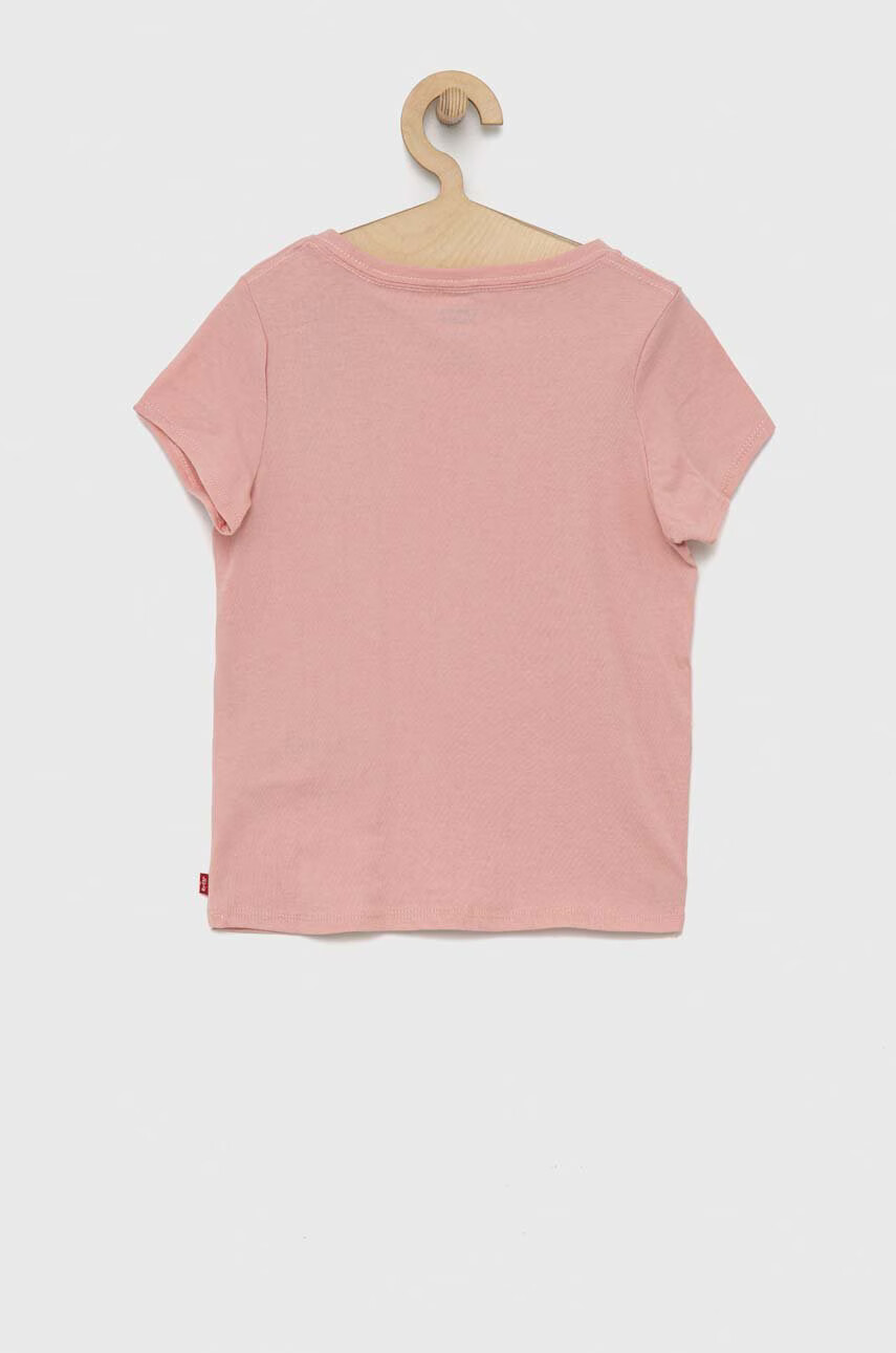 Levi's Детска тениска в розово - Pepit.bg