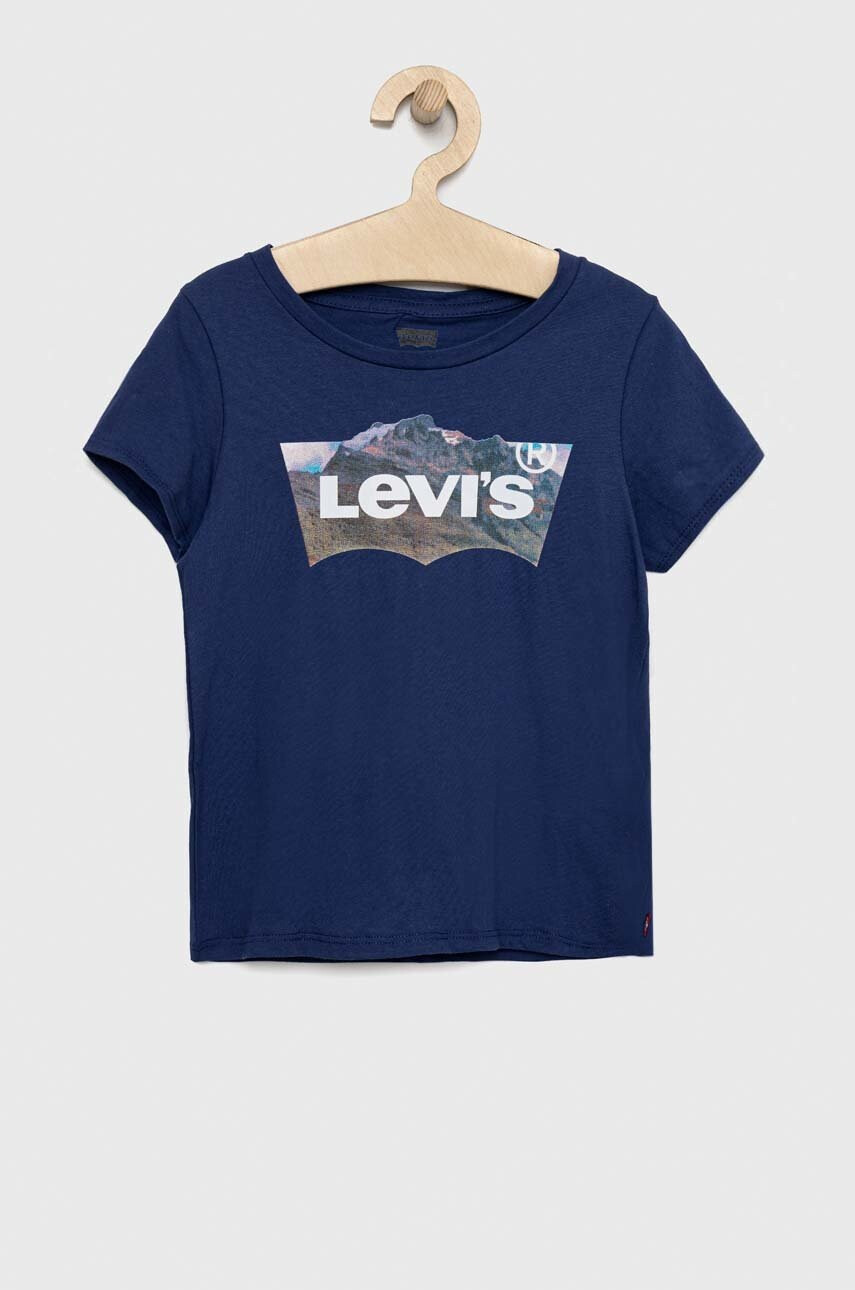 Levi's Детска тениска в тюркоазено - Pepit.bg