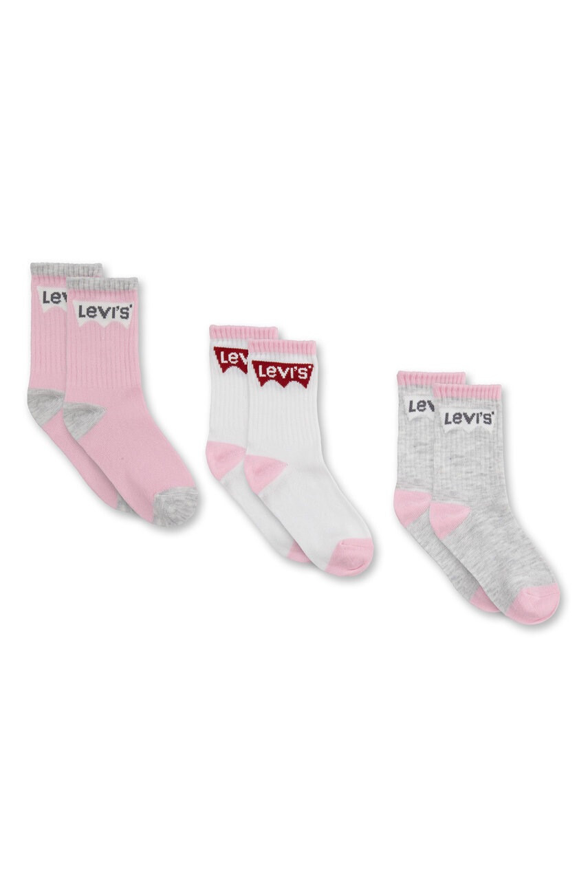 Levi's Детски чорапи в розово - Pepit.bg