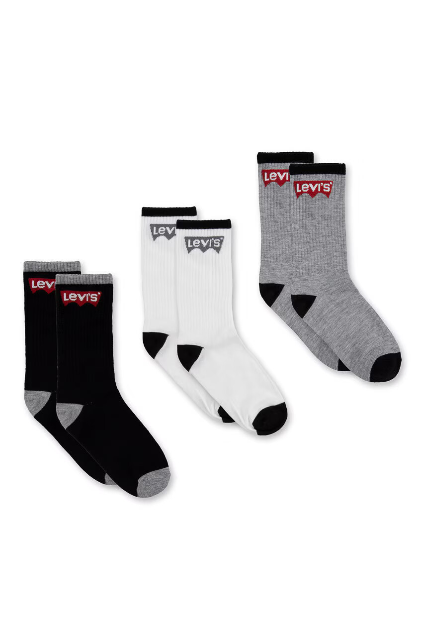 Levi's Детски чорапи в черно - Pepit.bg