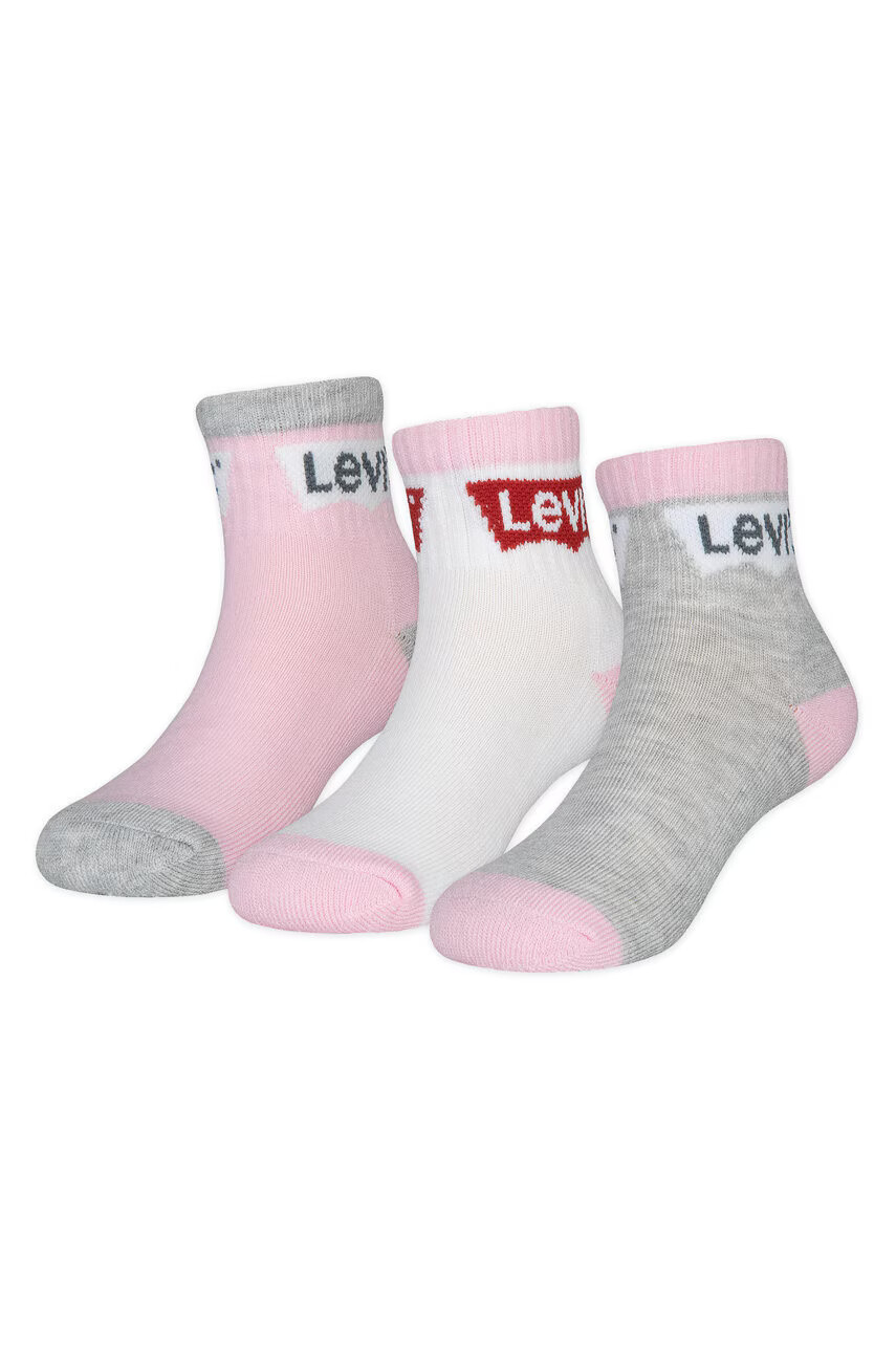 Levi's Детски чорапи в розово - Pepit.bg