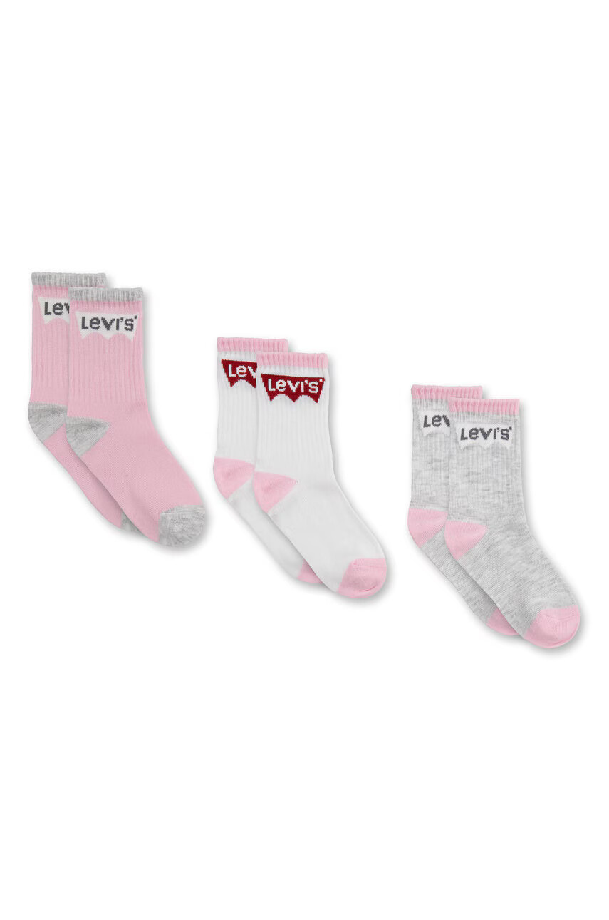 Levi's Детски чорапи в розово - Pepit.bg