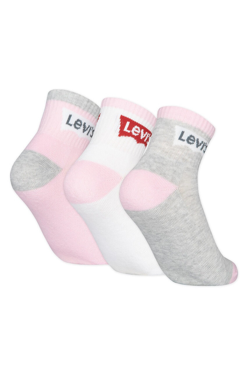 Levi's Детски чорапи в розово - Pepit.bg