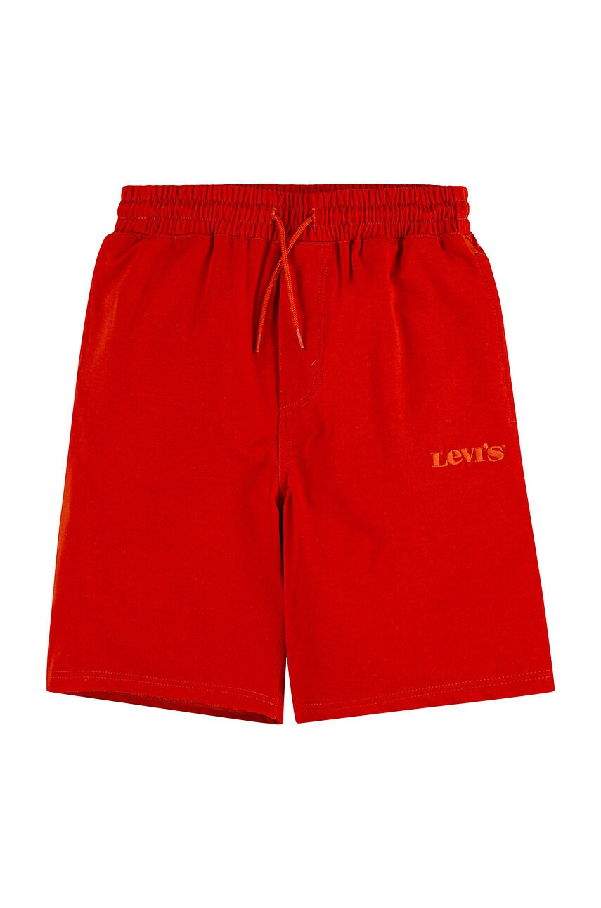 Levi's Детски къси панталони в червено - Pepit.bg