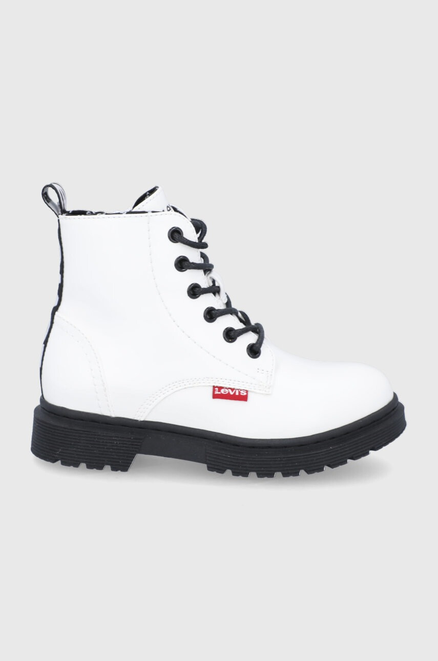 Levi's Детски кубинки в бяло - Pepit.bg
