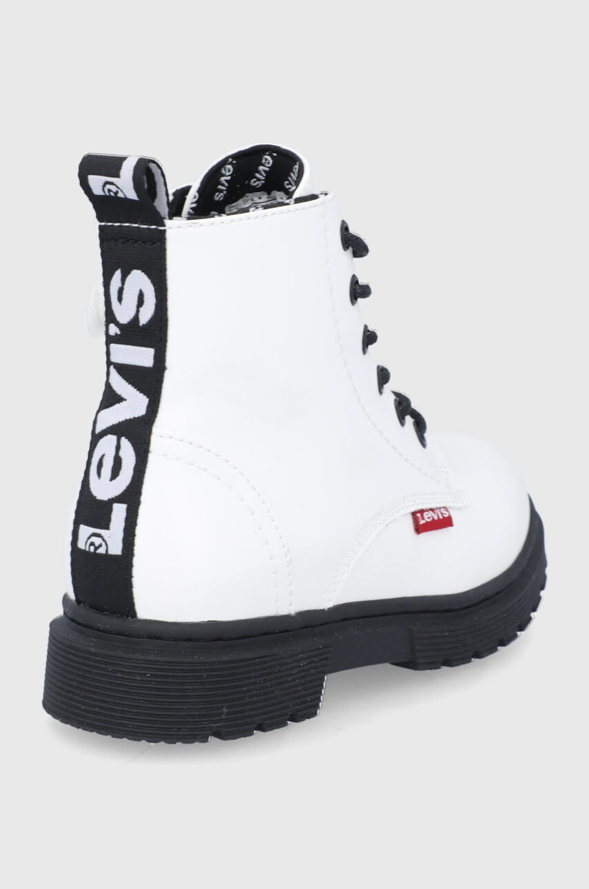 Levi's Детски кубинки в бяло - Pepit.bg