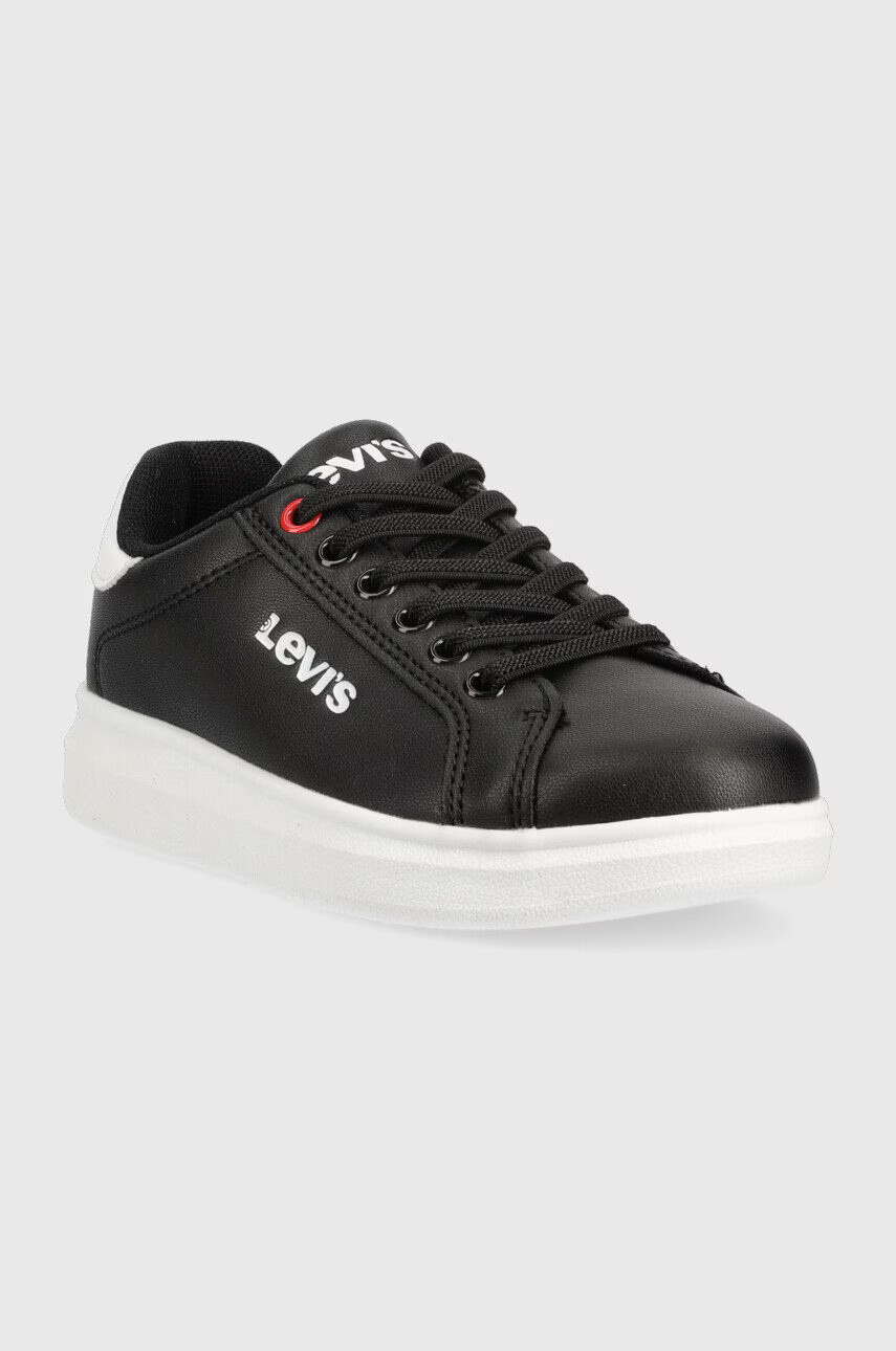 Levi's Детски маратонки в черно - Pepit.bg