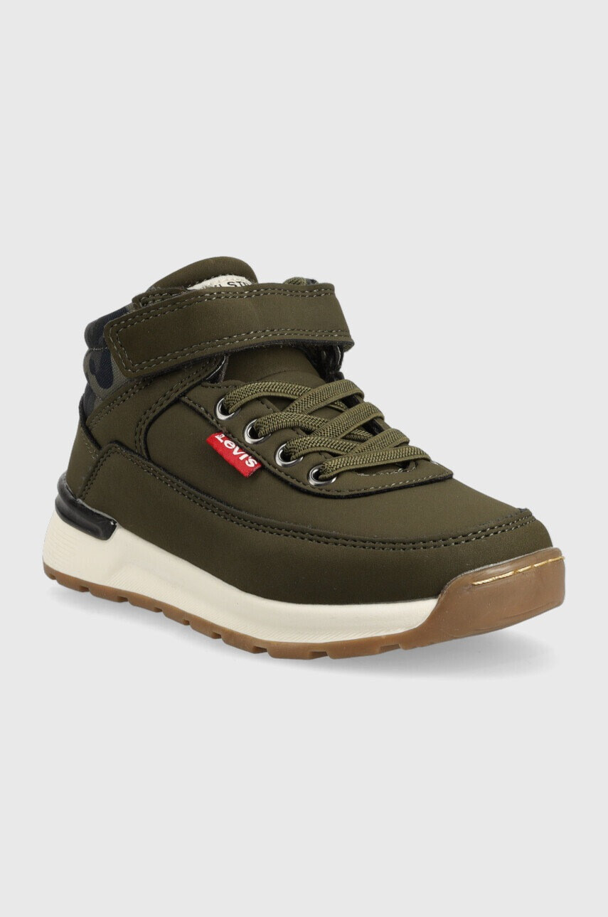 Levi's Детски маратонки в зелено - Pepit.bg
