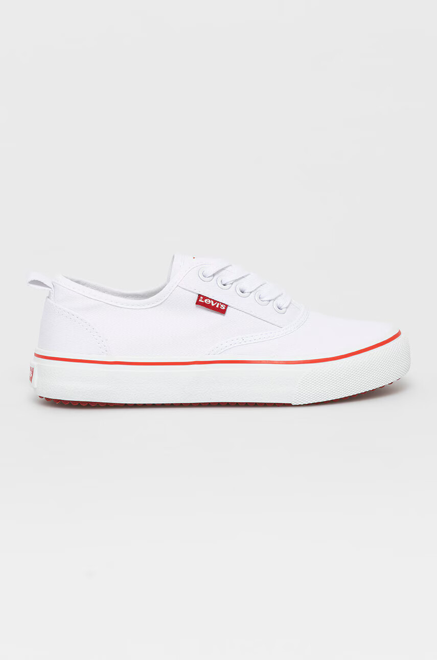 Levi's Детски ниски кецове в бяло - Pepit.bg